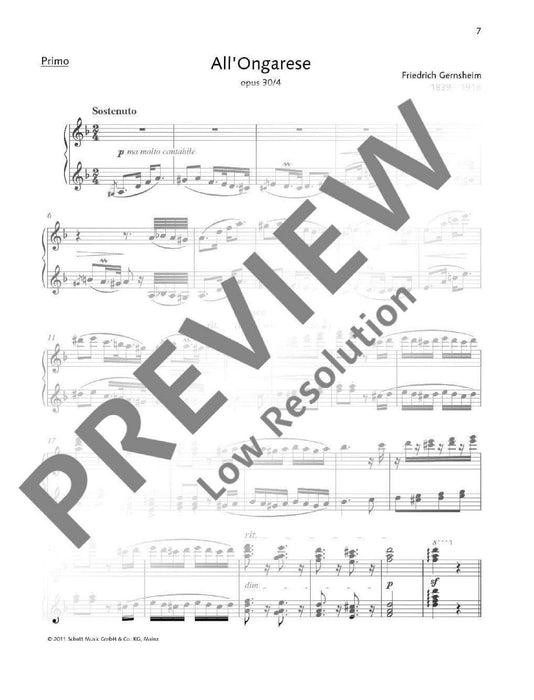 Romantic Piano Music Band 2 23 Pieces for Piano Duet 鋼琴 小品四手聯彈 4手聯彈(含以上) 朔特版 | 小雅音樂 Hsiaoya Music