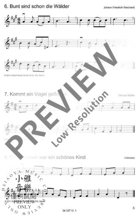 Die schönsten Volks- und Kinderlieder 弦樂三重奏 朔特版 | 小雅音樂 Hsiaoya Music