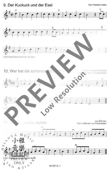 Die schönsten Volks- und Kinderlieder 弦樂三重奏 朔特版 | 小雅音樂 Hsiaoya Music