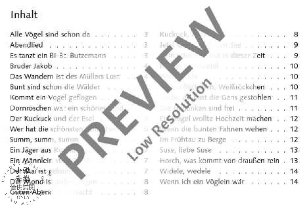 Die schönsten Volks- und Kinderlieder 弦樂三重奏 朔特版 | 小雅音樂 Hsiaoya Music