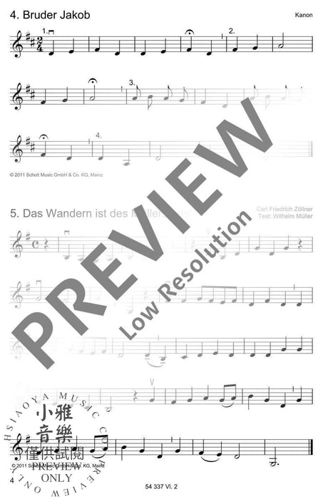 Die schönsten Volks- und Kinderlieder 弦樂三重奏 朔特版 | 小雅音樂 Hsiaoya Music