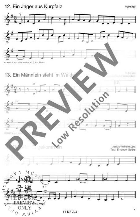 Die schönsten Volks- und Kinderlieder 弦樂三重奏 朔特版 | 小雅音樂 Hsiaoya Music