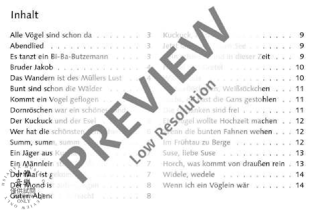 Die schönsten Volks- und Kinderlieder 弦樂三重奏 朔特版 | 小雅音樂 Hsiaoya Music