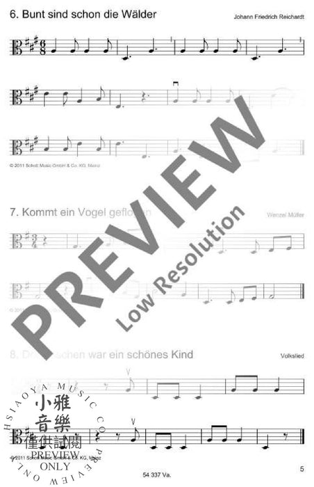 Die schönsten Volks- und Kinderlieder 弦樂三重奏 朔特版 | 小雅音樂 Hsiaoya Music