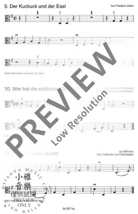 Die schönsten Volks- und Kinderlieder 弦樂三重奏 朔特版 | 小雅音樂 Hsiaoya Music