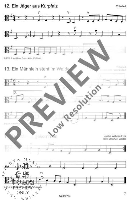 Die schönsten Volks- und Kinderlieder 弦樂三重奏 朔特版 | 小雅音樂 Hsiaoya Music