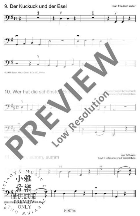 Die schönsten Volks- und Kinderlieder 弦樂三重奏 朔特版 | 小雅音樂 Hsiaoya Music