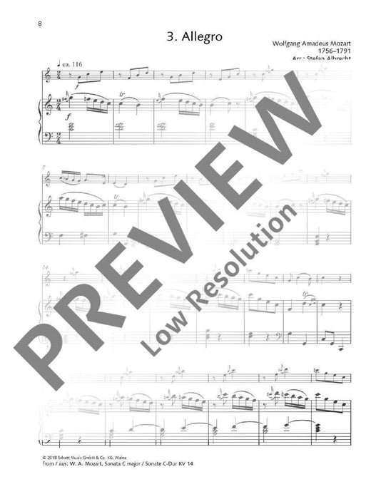 Easy Concert Pieces Band 3 12 Pieces from 4 Centuries 音樂會小品 小品 長笛加鋼琴 朔特版 | 小雅音樂 Hsiaoya Music