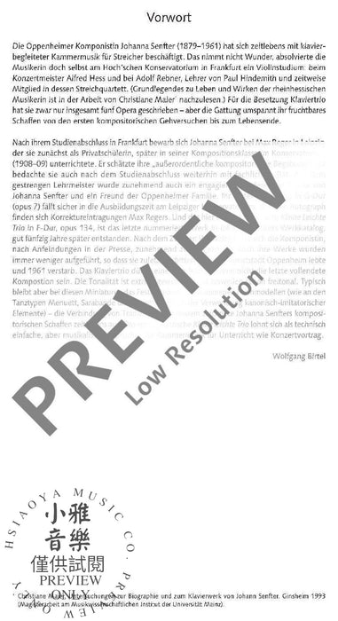 Easy Little Trio op. 134 鋼琴三重奏 朔特版 | 小雅音樂 Hsiaoya Music