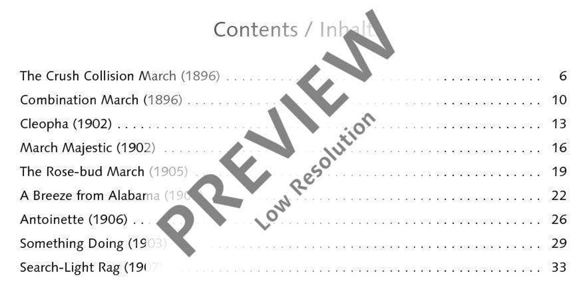 Marches 9 Original Pieces for Piano 喬普林 進行曲 小品鋼琴 鋼琴獨奏 朔特版 | 小雅音樂 Hsiaoya Music