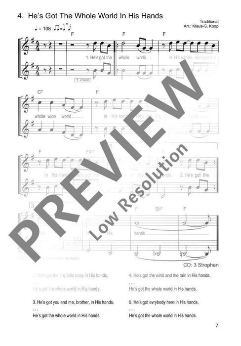 The Best of Spirituals & Gospels very easy arranged 靈歌 改編 小號獨奏 朔特版 | 小雅音樂 Hsiaoya Music