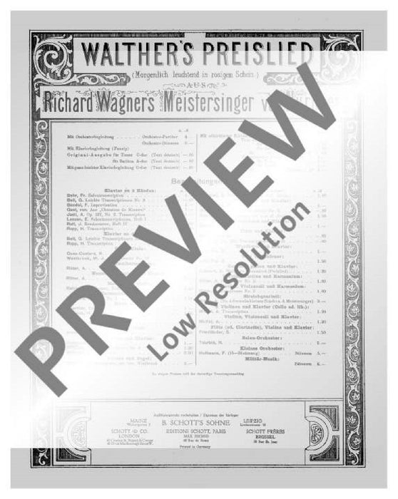 Walthers Preislied WWV 96 from the Opera Die Meistersinger von Nürnberg 華格納．理查 歌劇鈕倫寶的名歌手 大提琴加鋼琴 朔特版 | 小雅音樂 Hsiaoya Music