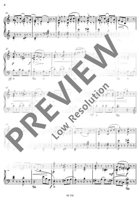 Variations sur Auprès de ma blonde 哈金 變奏曲 鋼琴獨奏 朔特版 | 小雅音樂 Hsiaoya Music