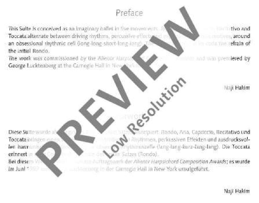 Shasta Suite for Harpsichord (Piano) 哈金 組曲大鍵琴 鋼琴獨奏 朔特版 | 小雅音樂 Hsiaoya Music