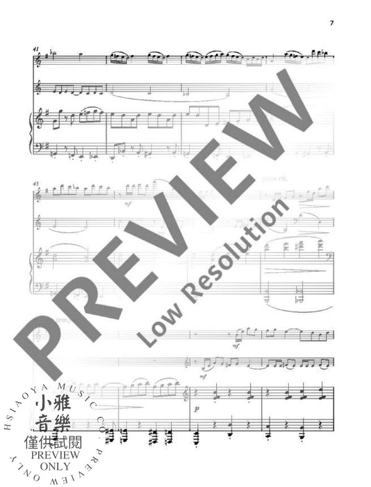 Momento capriccioso 鋼琴三重奏 朔特版 | 小雅音樂 Hsiaoya Music