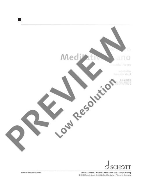 Relax with Meditative Piano 40 Beautiful Pieces 鋼琴 小品 鋼琴獨奏 朔特版 | 小雅音樂 Hsiaoya Music