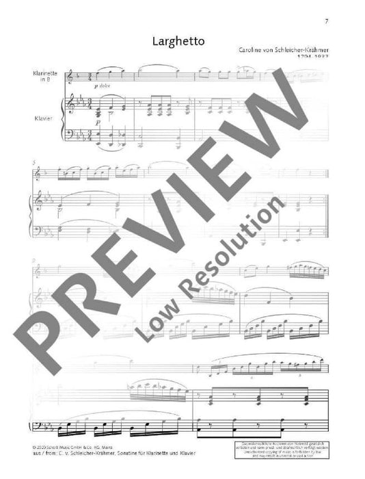 Clarinet Music by female Composers 18 Pieces for Clarinet and Piano 作曲家 小品 鋼琴 豎笛 1把以上加鋼琴 朔特版 | 小雅音樂 Hsiaoya Music