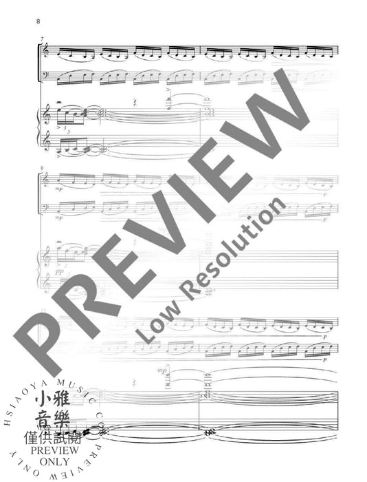 Moon over Erquan Waters 鋼琴三重奏 朔特版 | 小雅音樂 Hsiaoya Music