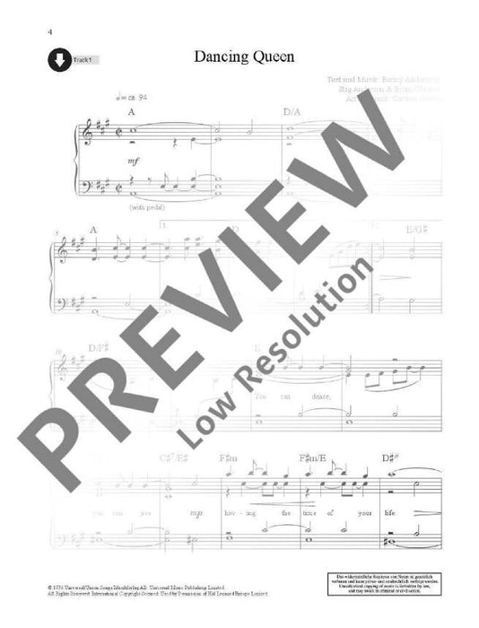 ABBA Classics 16 Popsongs for Piano 流行音樂歌鋼琴 鋼琴獨奏 朔特版 | 小雅音樂 Hsiaoya Music