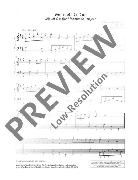 Best of Bach 30 Famous Pieces for Piano 巴赫約翰‧瑟巴斯提安 小品鋼琴 鋼琴獨奏 朔特版 | 小雅音樂 Hsiaoya Music