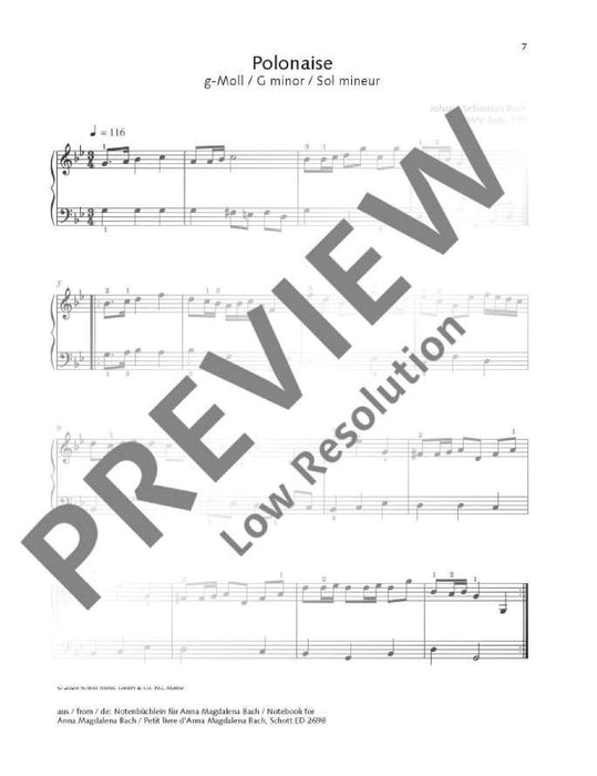 Best of Bach 30 Famous Pieces for Piano 巴赫約翰‧瑟巴斯提安 小品鋼琴 鋼琴獨奏 朔特版 | 小雅音樂 Hsiaoya Music