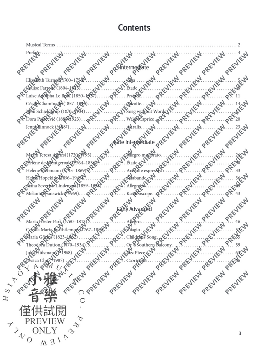 Women Composers Vol. 2 A Graded Anthology for Piano 鋼琴 女性作曲家 朔特版 | 小雅音樂 Hsiaoya Music