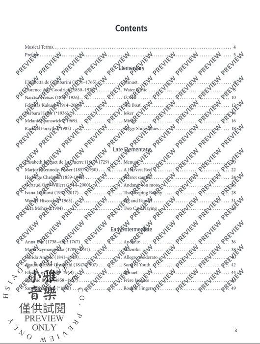 Women Composers Vol. 1 A Graded Anthology for Piano 鋼琴 女性作曲家 朔特版 | 小雅音樂 Hsiaoya Music