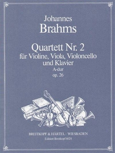 Klavierquartett Nr. 2 A-dur op. 26 op. 26 布拉姆斯 鋼琴四重奏 | 小雅音樂 Hsiaoya Music