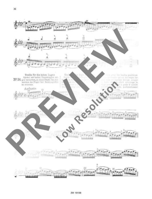 100 Technical Paraphrases on Kreutzer-Etudes Band I Heft 1b Technic of the Left Hand 模擬曲 練習曲 小提琴練習曲 齊默爾曼版 | 小雅音樂 Hsiaoya Music