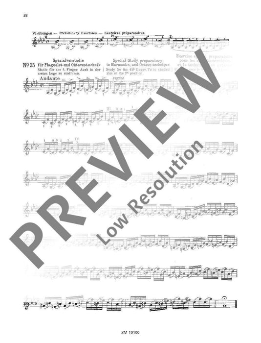 100 Technical Paraphrases on Kreutzer-Etudes Band I Heft 1b Technic of the Left Hand 模擬曲 練習曲 小提琴練習曲 齊默爾曼版 | 小雅音樂 Hsiaoya Music