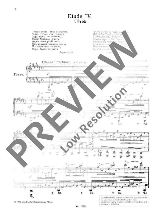 Twelve Études in Progressive Difficulty op. 11 No. 4 - 6 李亞普諾夫 鋼琴練習曲 齊默爾曼版 | 小雅音樂 Hsiaoya Music