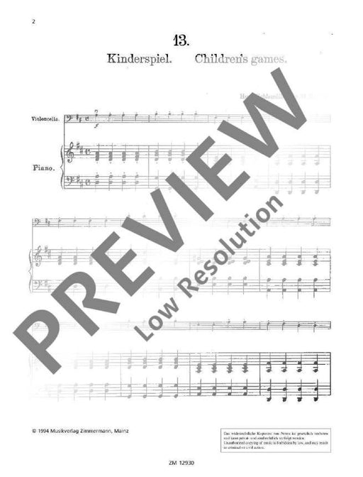 The Very First Performance Pieces op. 19 Heft 2 20 leichte Vortragsstück 小品 大提琴 2把 齊默爾曼版 | 小雅音樂 Hsiaoya Music