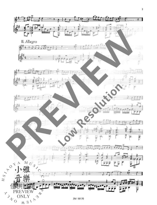 Suite E minor 混和二重奏 組曲小調 齊默爾曼版 | 小雅音樂 Hsiaoya Music