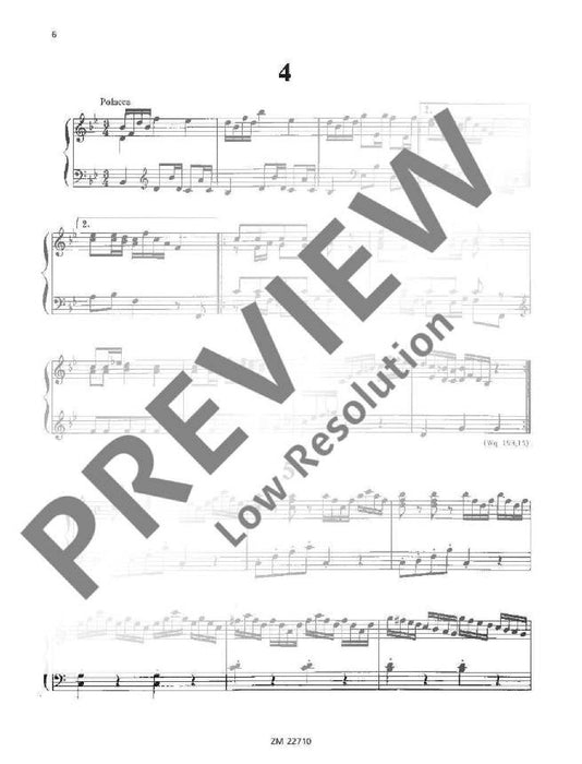 Zwölf Stücke für Flöten- und Harfenuhren aus Wq 193 巴赫卡爾‧菲利普‧艾曼紐 鋼琴獨奏 齊默爾曼版 | 小雅音樂 Hsiaoya Music