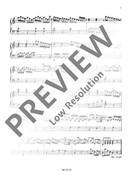 Zwölf Stücke für Flöten- und Harfenuhren aus Wq 193 巴赫卡爾‧菲利普‧艾曼紐 鋼琴獨奏 齊默爾曼版 | 小雅音樂 Hsiaoya Music