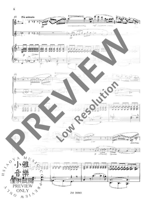 Souvenir du Rigi op. 34 多普勒˙阿伯特‧弗朗茲 鋼琴三重奏 齊默爾曼版 | 小雅音樂 Hsiaoya Music