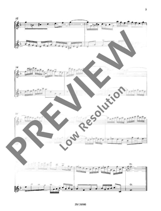 15 Two-Part Inventions BWV 772-786 巴赫約翰‧瑟巴斯提安 二聲部 創意曲 雙長笛 齊默爾曼版 | 小雅音樂 Hsiaoya Music
