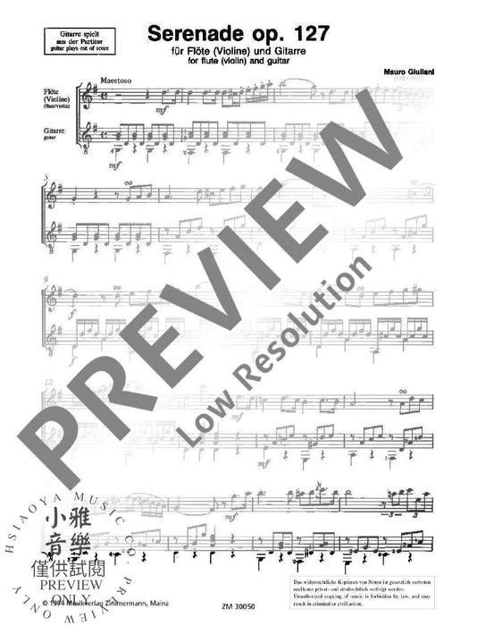 Serenade op. 127 混和二重奏 小夜曲 齊默爾曼版 | 小雅音樂 Hsiaoya Music