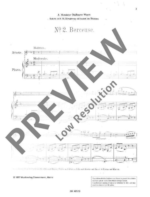Berceuse op. 30/2 搖籃曲 小提琴加鋼琴 齊默爾曼版 | 小雅音樂 Hsiaoya Music