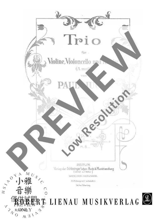 Trio op. 17 尤昂 鋼琴三重奏 | 小雅音樂 Hsiaoya Music