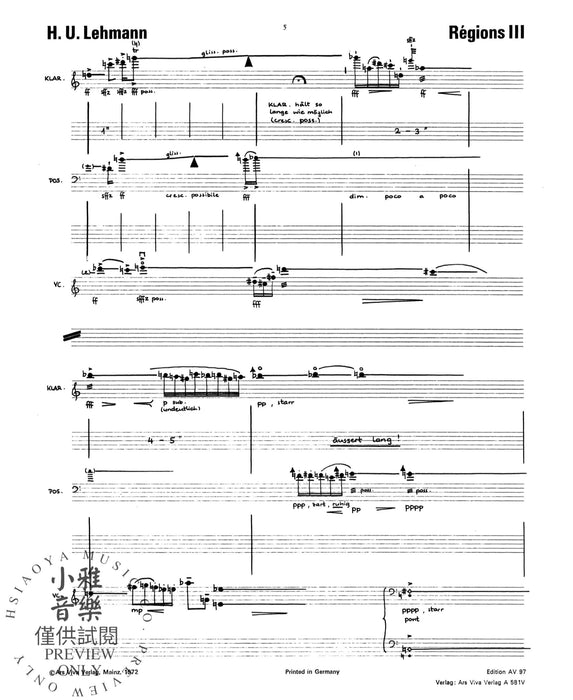 Regions III 混和三重奏 | 小雅音樂 Hsiaoya Music