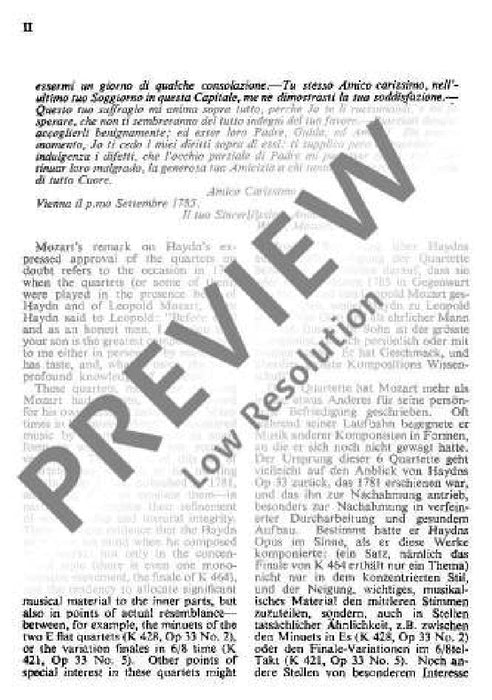 String Quartet G major KV 387 莫札特 弦樂四重奏大調 總譜 歐伊倫堡版 | 小雅音樂 Hsiaoya Music