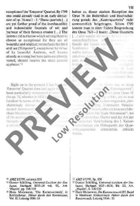 String Quartet C major, Emperor op. 76/3 Hob. III: 77 Erdödy-Quartet No. 3 海頓 弦樂四重奏大調 四重奏 總譜 歐伊倫堡版 | 小雅音樂 Hsiaoya Music