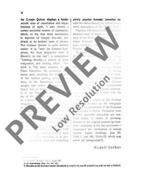 String Quintet G minor KV 516 莫札特 弦樂五重奏小調 總譜 歐伊倫堡版 | 小雅音樂 Hsiaoya Music