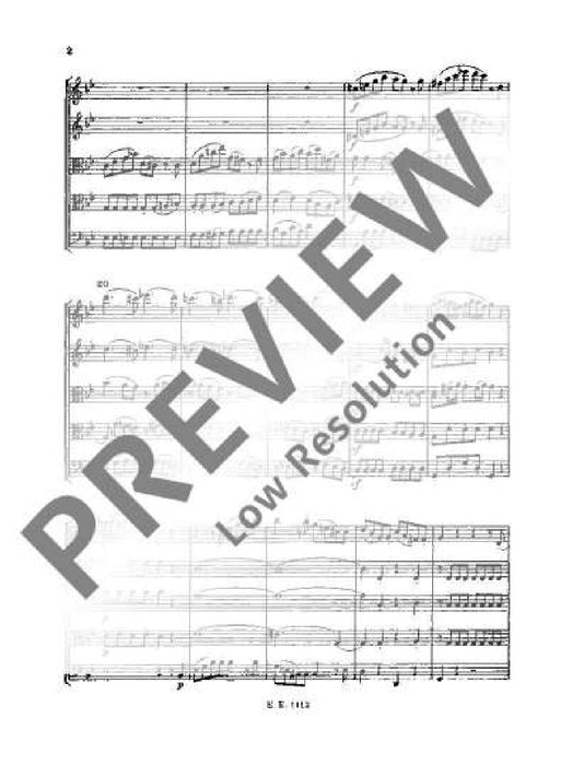 String Quintet G minor KV 516 莫札特 弦樂五重奏小調 總譜 歐伊倫堡版 | 小雅音樂 Hsiaoya Music