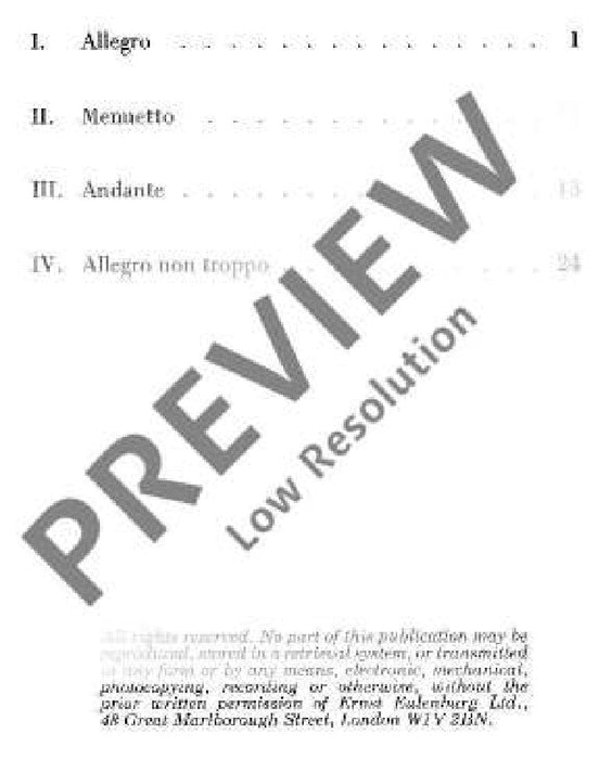 String Quartet A major KV 464 莫札特 弦樂四重奏大調 總譜 歐伊倫堡版 | 小雅音樂 Hsiaoya Music