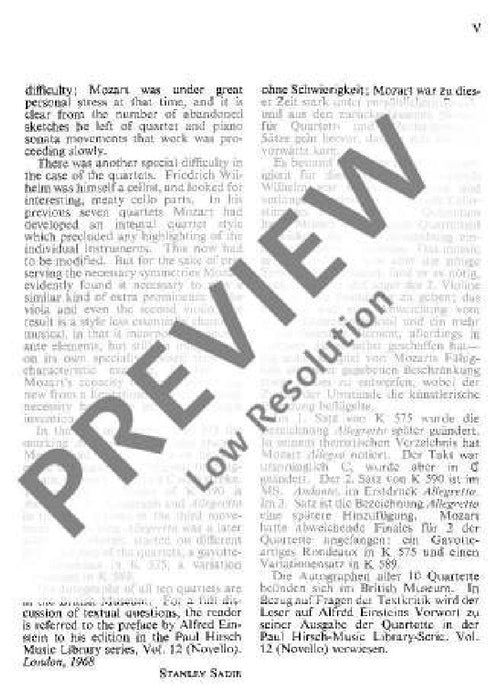 String Quartet A major KV 464 莫札特 弦樂四重奏大調 總譜 歐伊倫堡版 | 小雅音樂 Hsiaoya Music