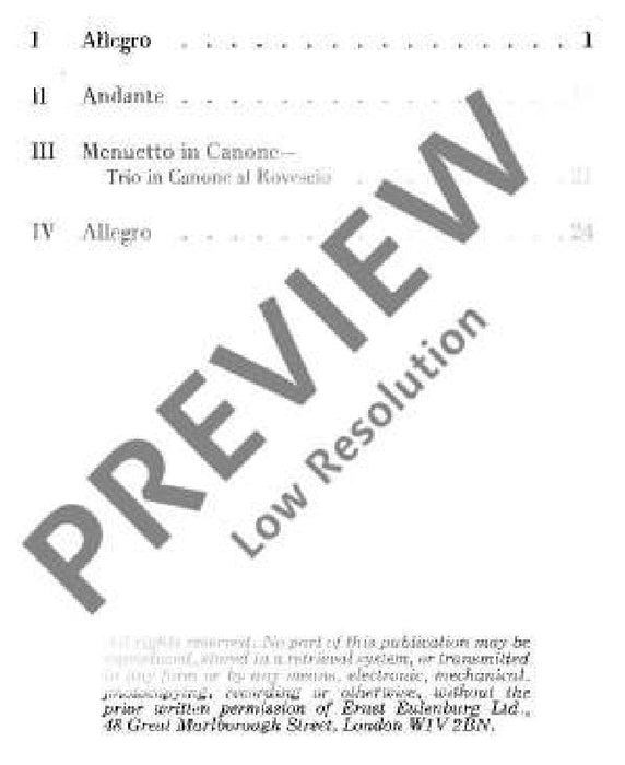String Quintet C minor KV 406 arranged from Serenade No. 12 (K 388) 莫札特 弦樂五重奏小調 改編小夜曲 總譜 歐伊倫堡版 | 小雅音樂 Hsiaoya Music