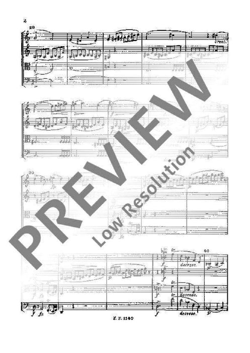 Quartet A minor op. 29 D 804 Rosamunde 舒伯特 四重奏小調 羅莎蒙 總譜 歐伊倫堡版 | 小雅音樂 Hsiaoya Music