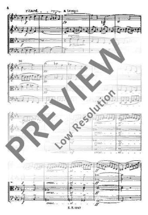 String Quartet Eb major op. 12 孟德爾頌．菲利克斯 弦樂四重奏大調 總譜 歐伊倫堡版 | 小雅音樂 Hsiaoya Music